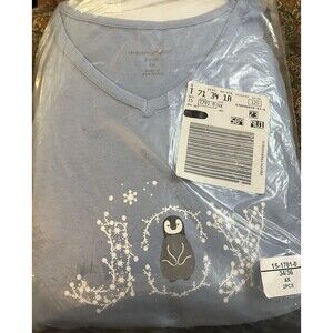 DREAMS & CO Penquin Blue&Gray Pjs With Joy on the Top 4X